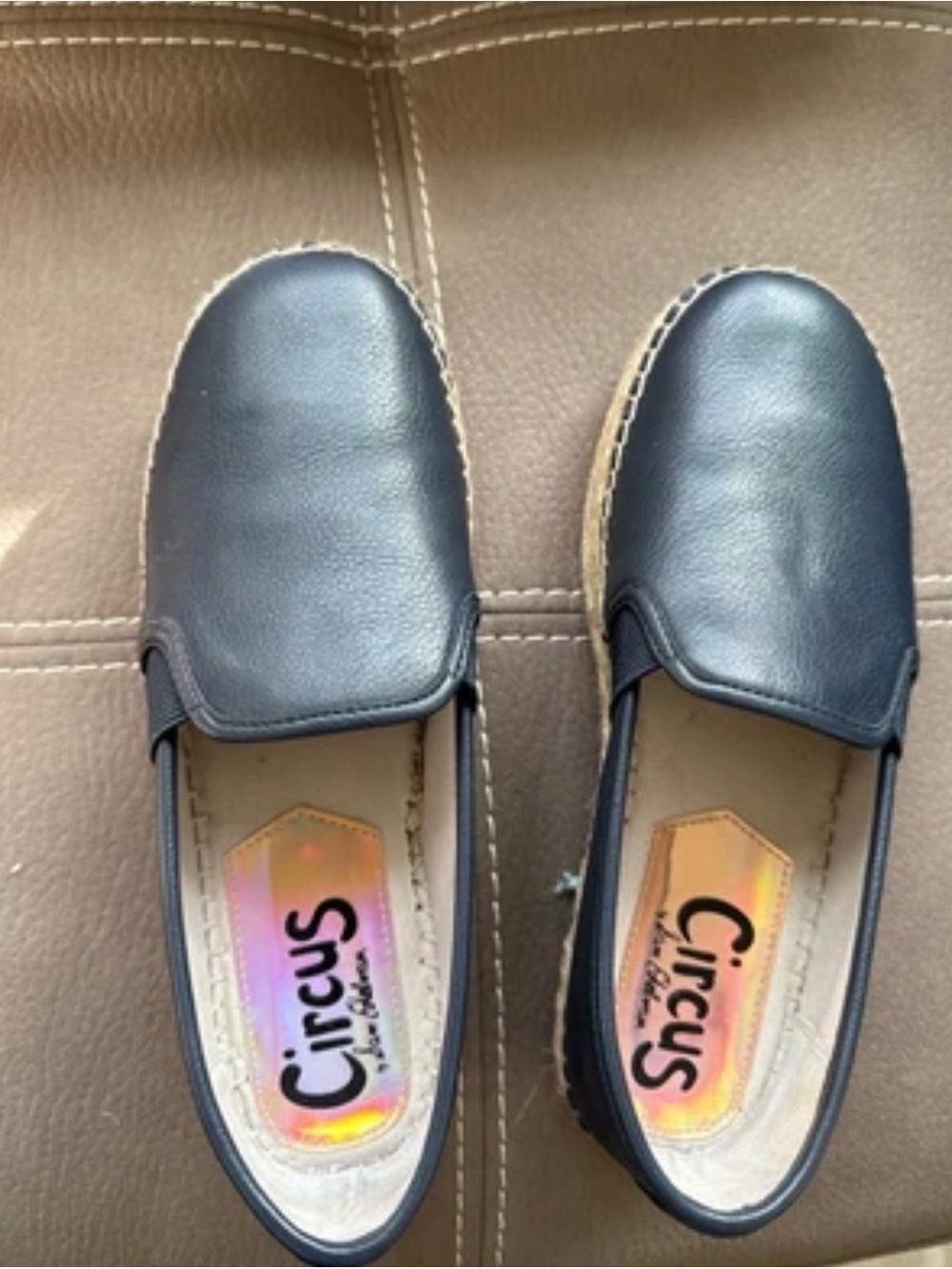 Circus by Sam Edelman Navy Blue Slip-On Loafers